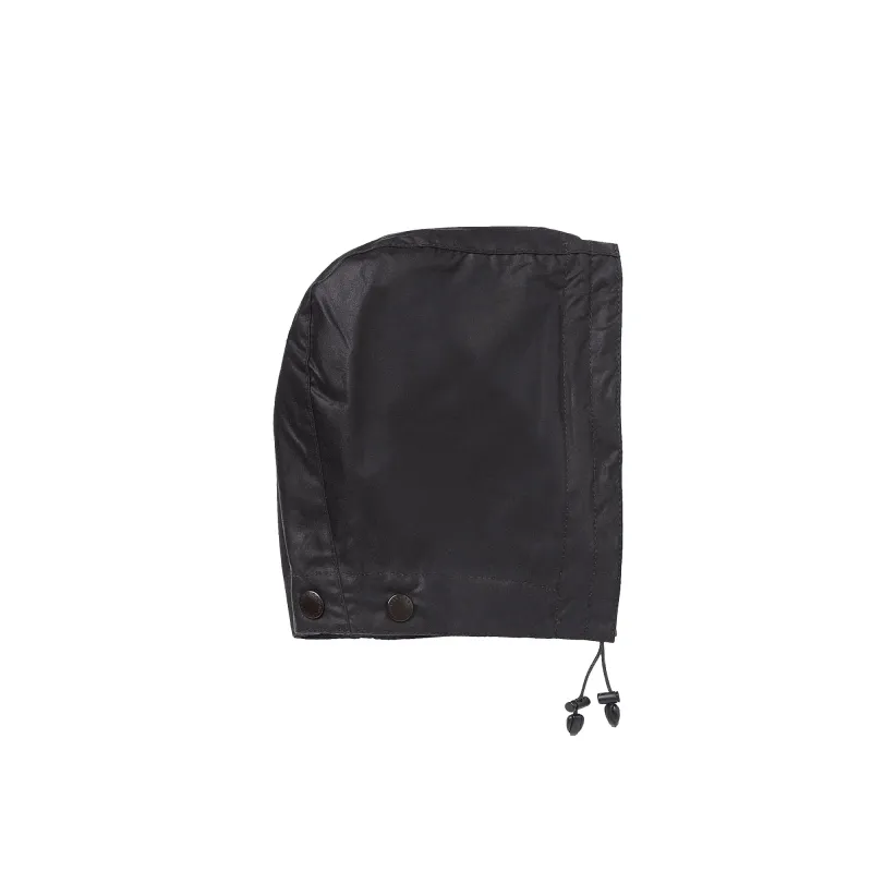 Wax Cotton Hood - Black sold by Stomping Ground