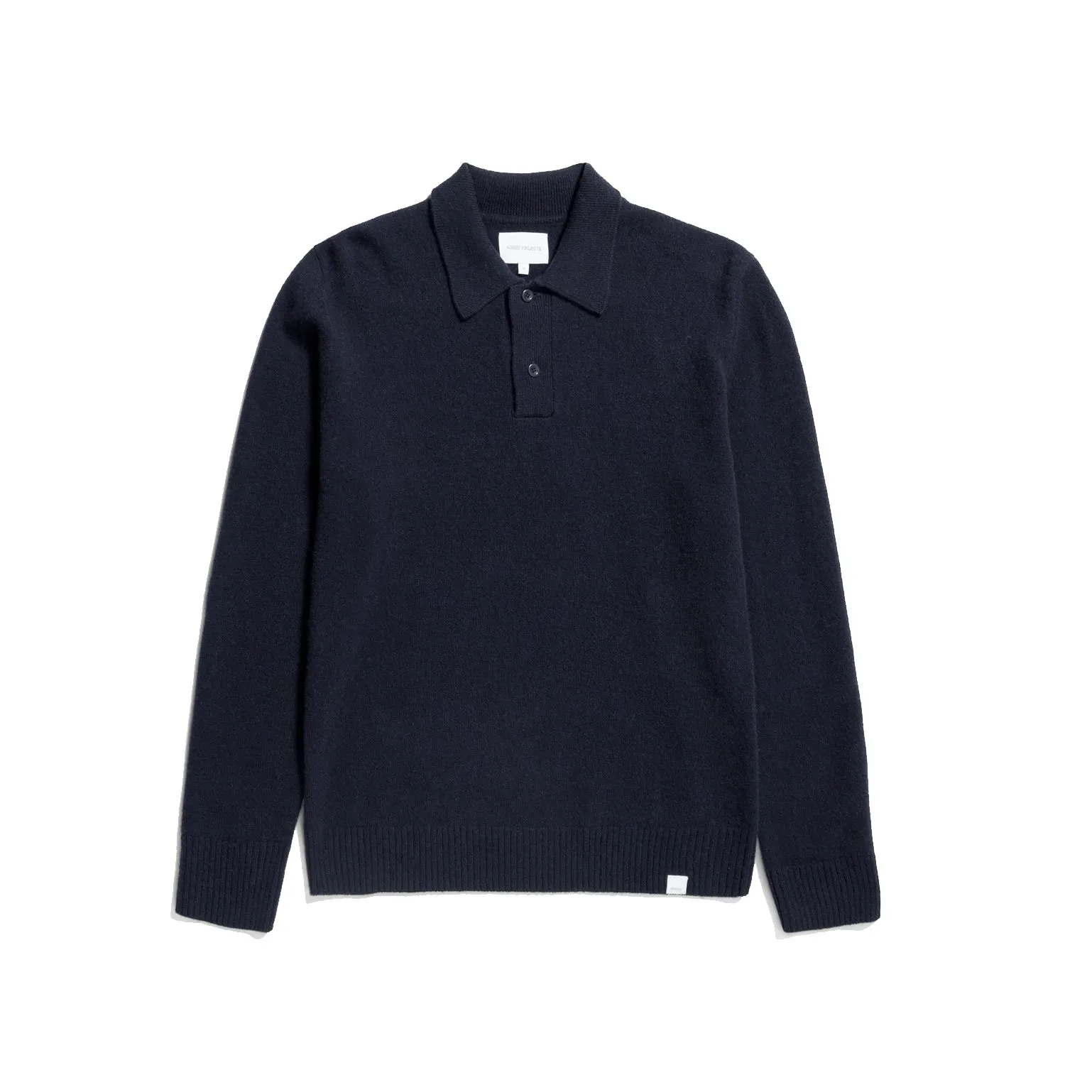 STANDARD MERINO LAMBS POLO - Dark Navy sold by Stomping Ground