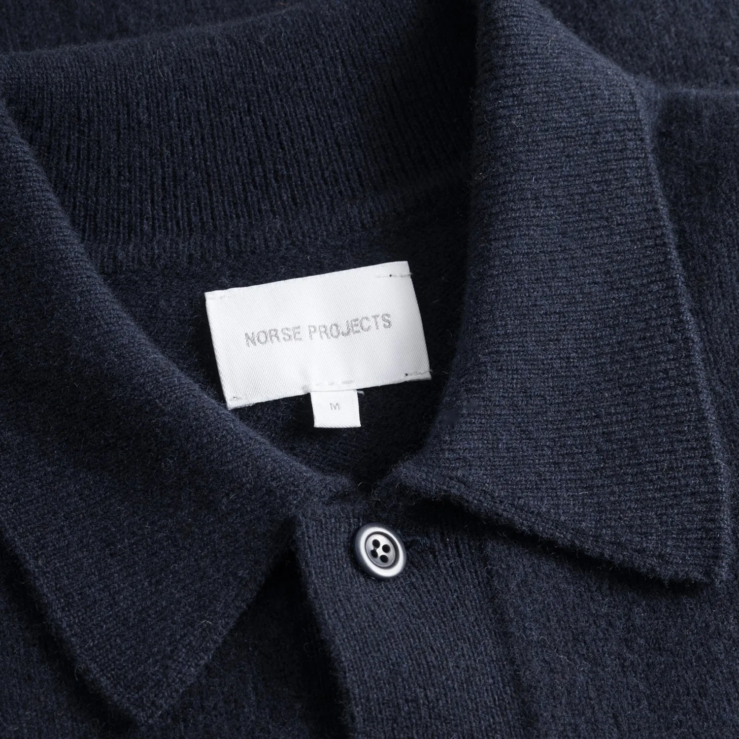 STANDARD MERINO LAMBS POLO - Dark Navy sold by Stomping Ground product image thumbnail 2