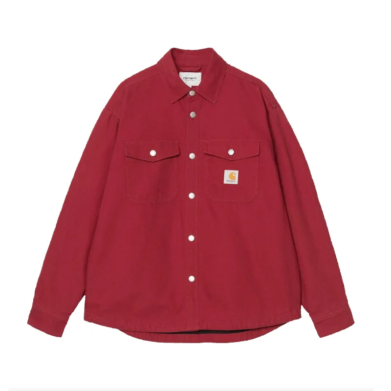 Selby Shirt Jacket - Red sold by Stomping Ground