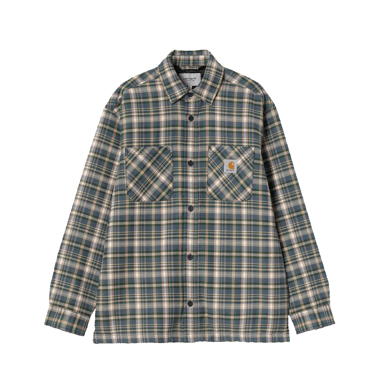 Cronyn Check Shirt Jacket - Dark Navy sold by Stomping Ground