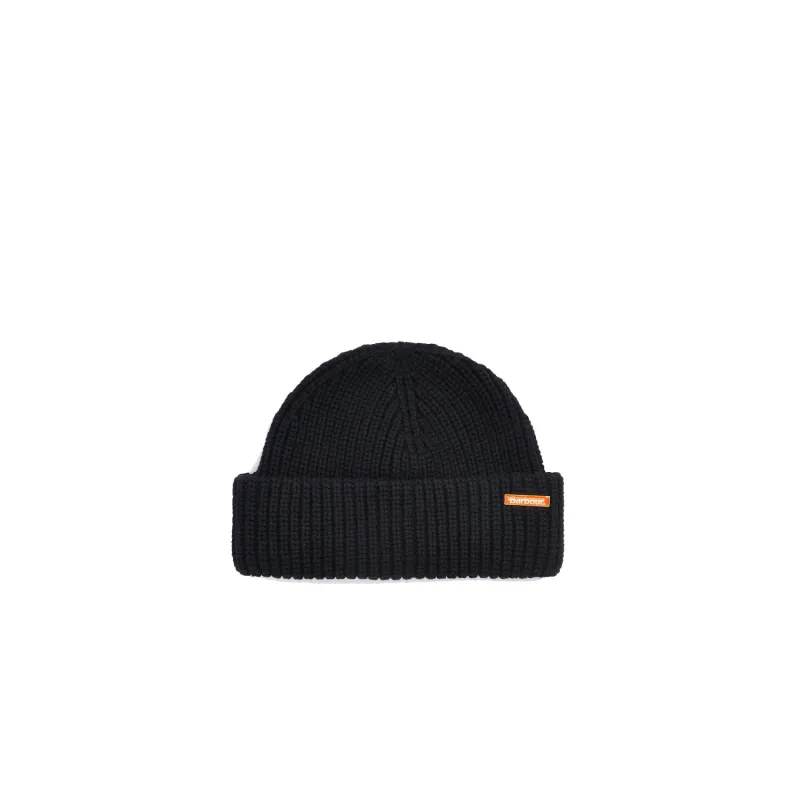 Barbour Mosley Beanie - Black sold by Stomping Ground