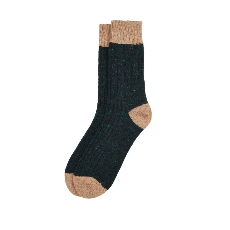 Houghton Sock - Evergreen/Sandstone sold by Stomping Ground