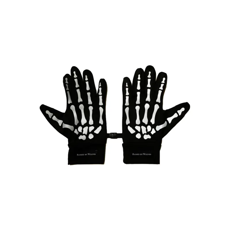 Skeleton Running Gloves - Black sold by Stomping Ground