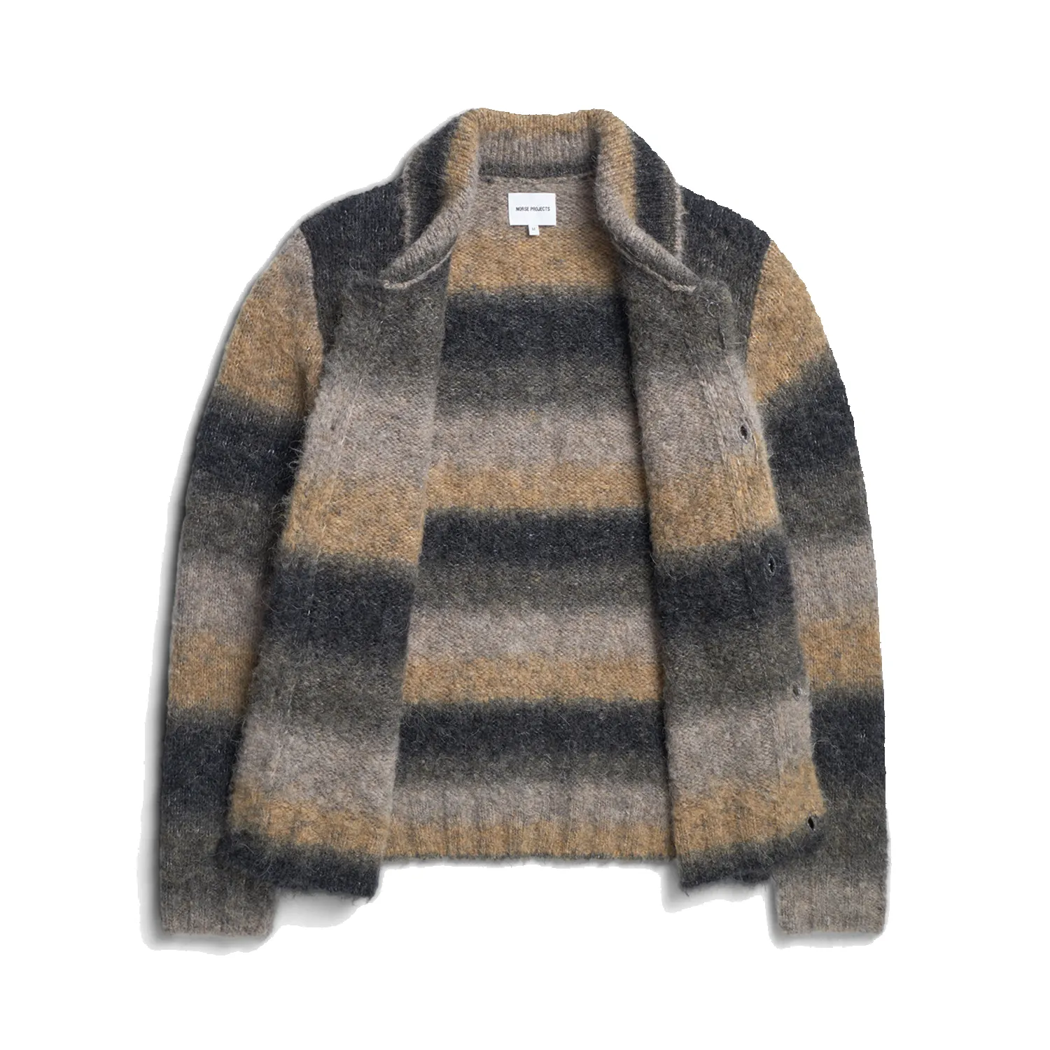 Erik Gradient Alpaca Wool Jacket - Utility Khaki sold by Stomping Ground product image thumbnail 2