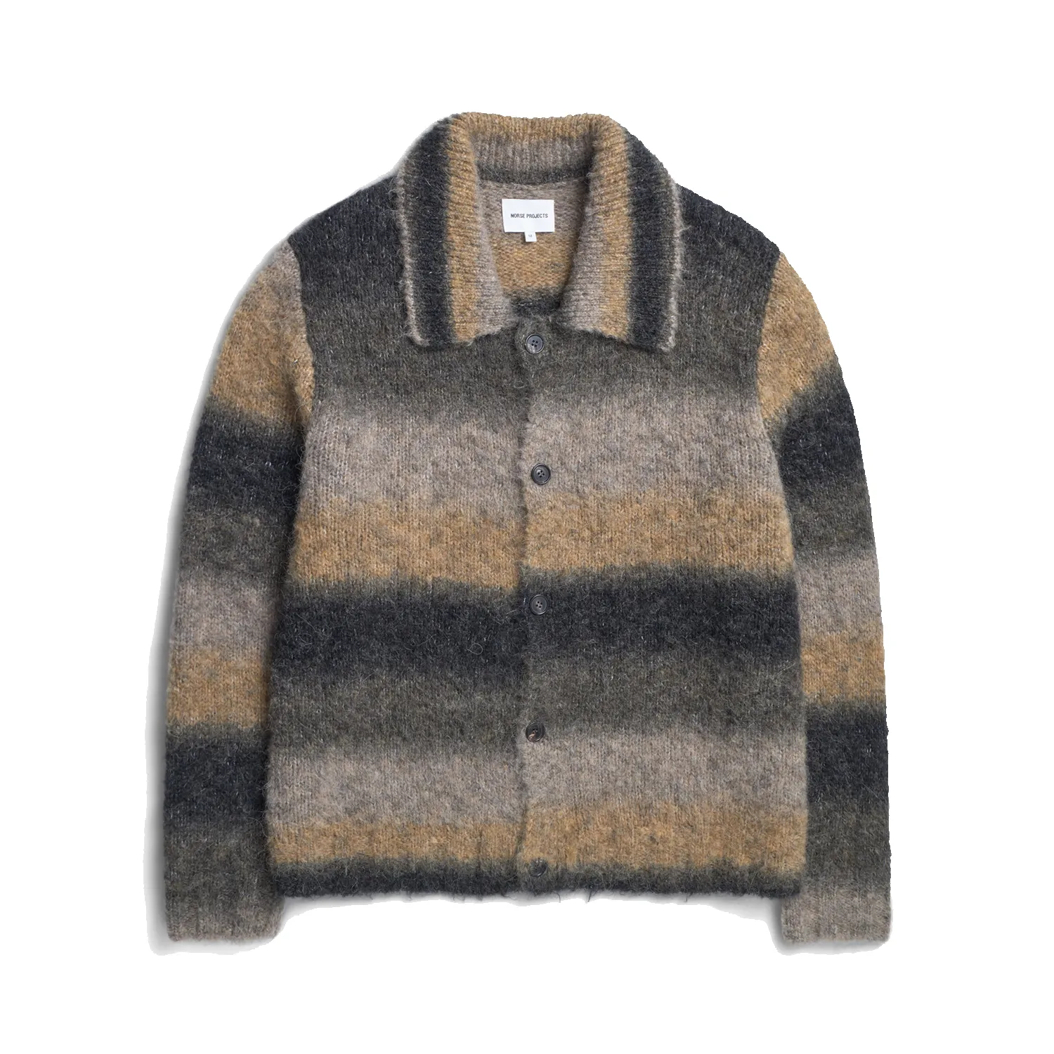 Erik Gradient Alpaca Wool Jacket - Utility Khaki sold by Stomping Ground