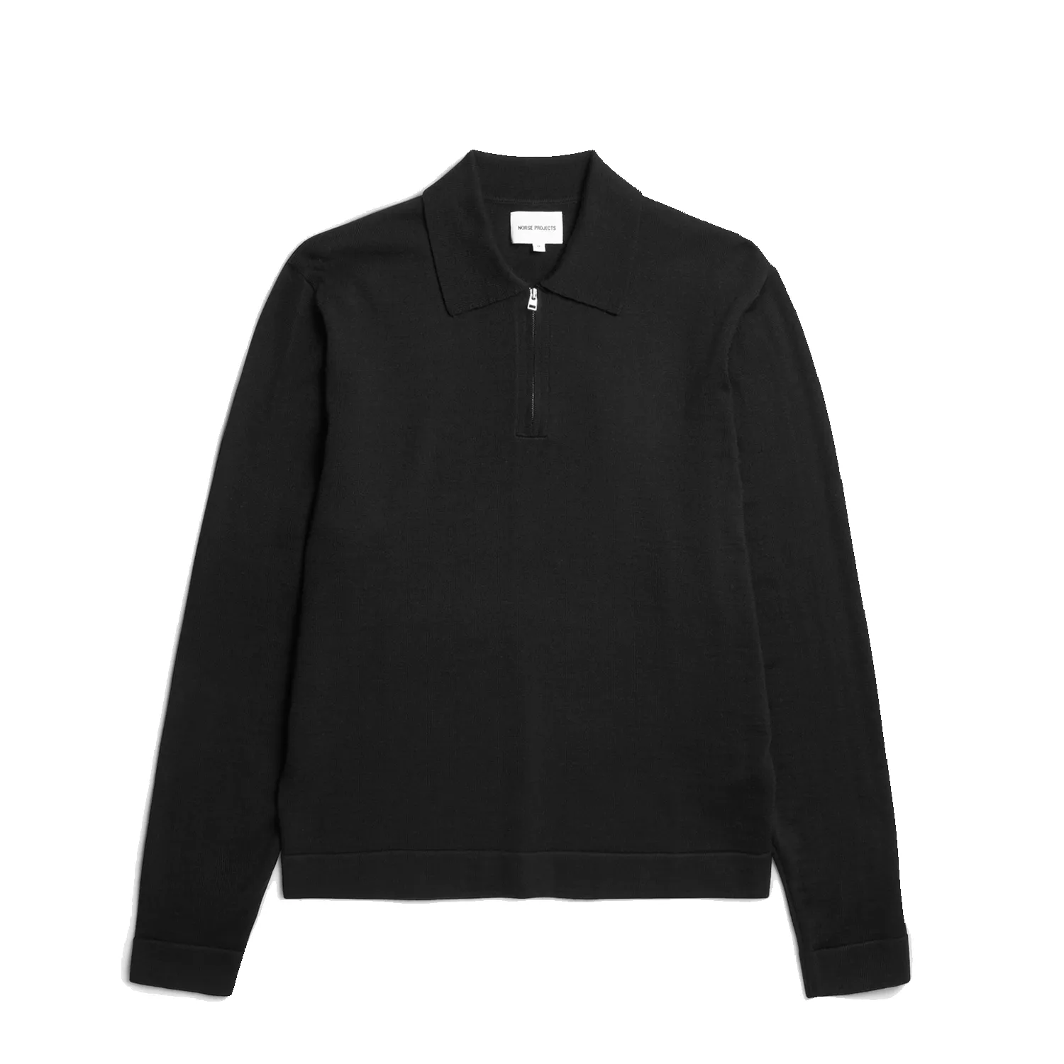 Tech Merino Crepe Polo - Black sold by Stomping Ground