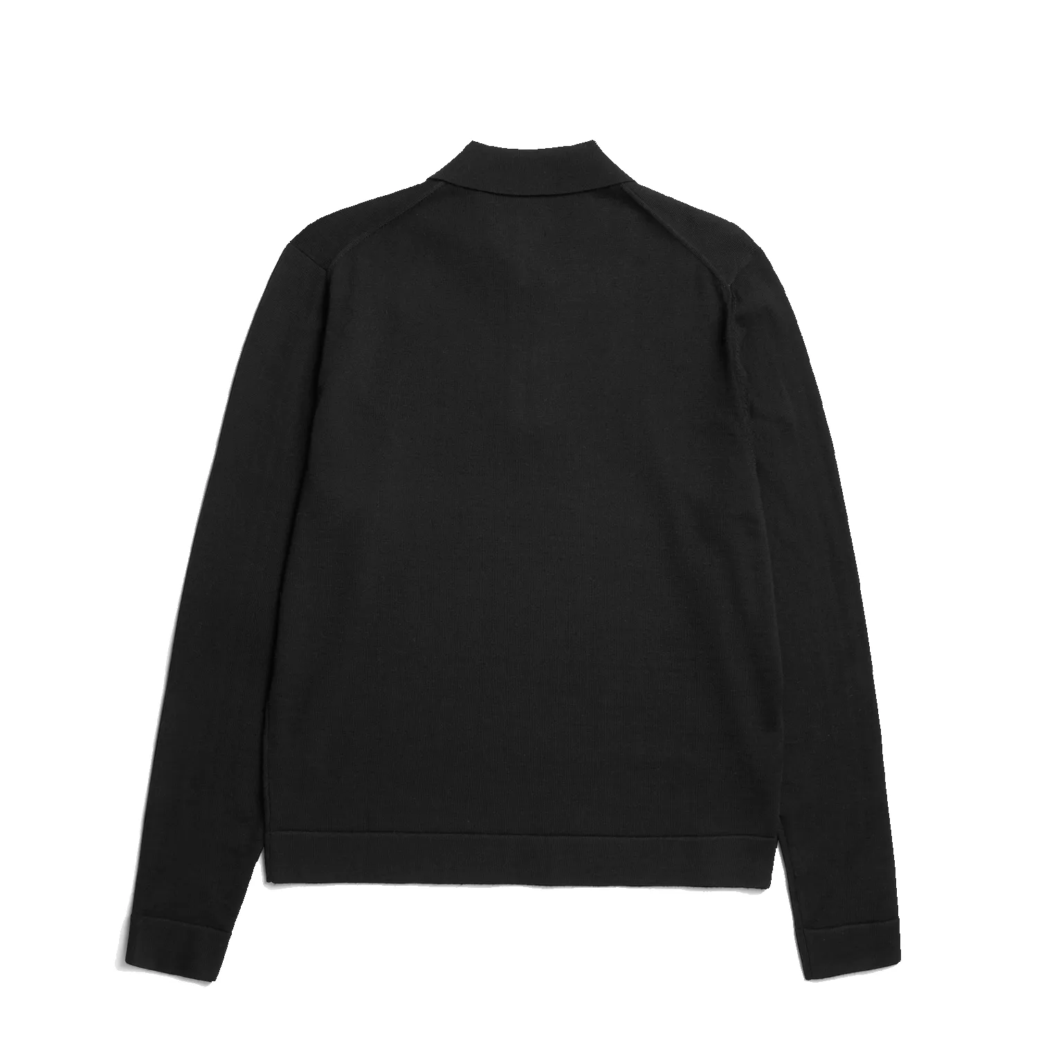 Tech Merino Crepe Polo - Black sold by Stomping Ground product image thumbnail 2