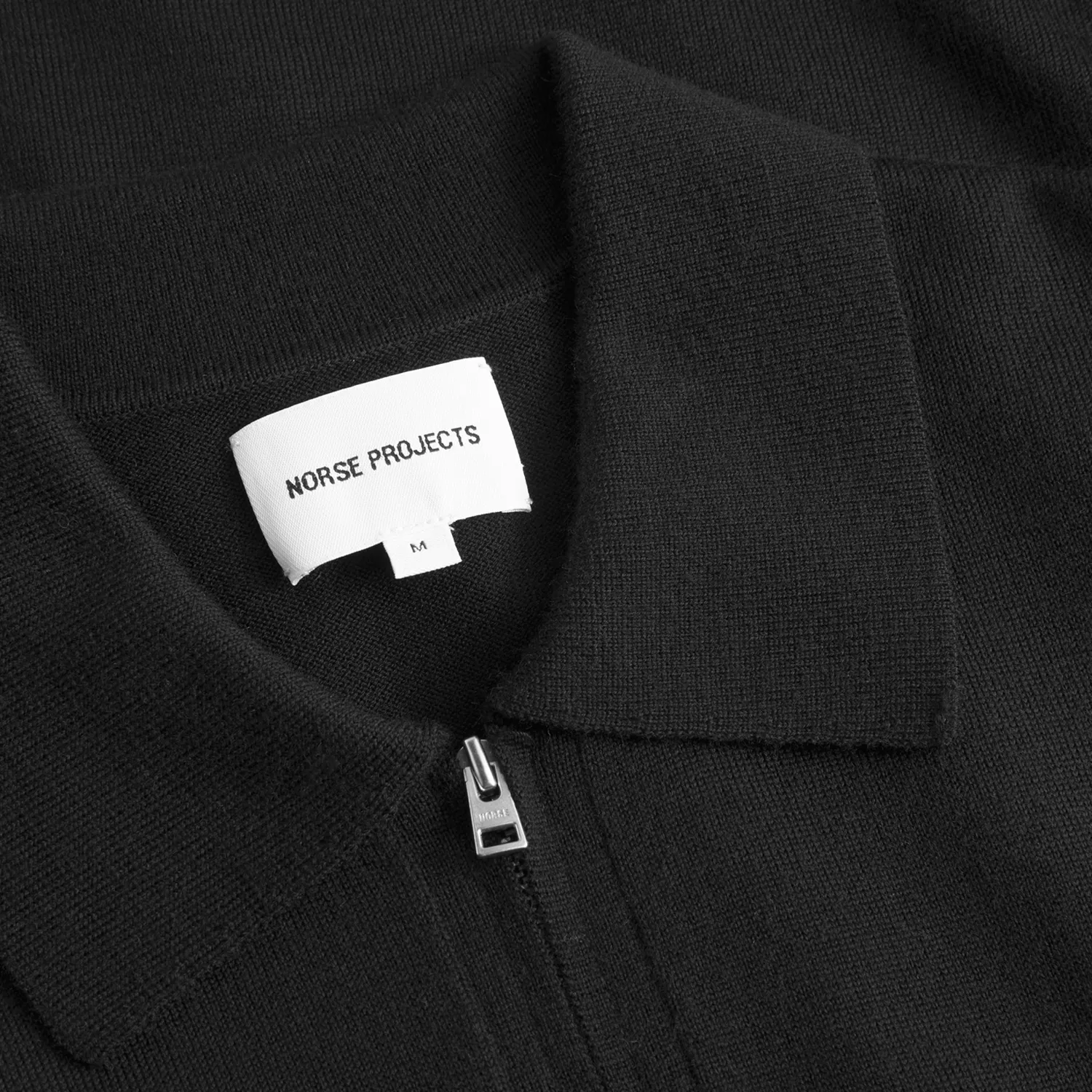 Tech Merino Crepe Polo - Black sold by Stomping Ground product image thumbnail 3