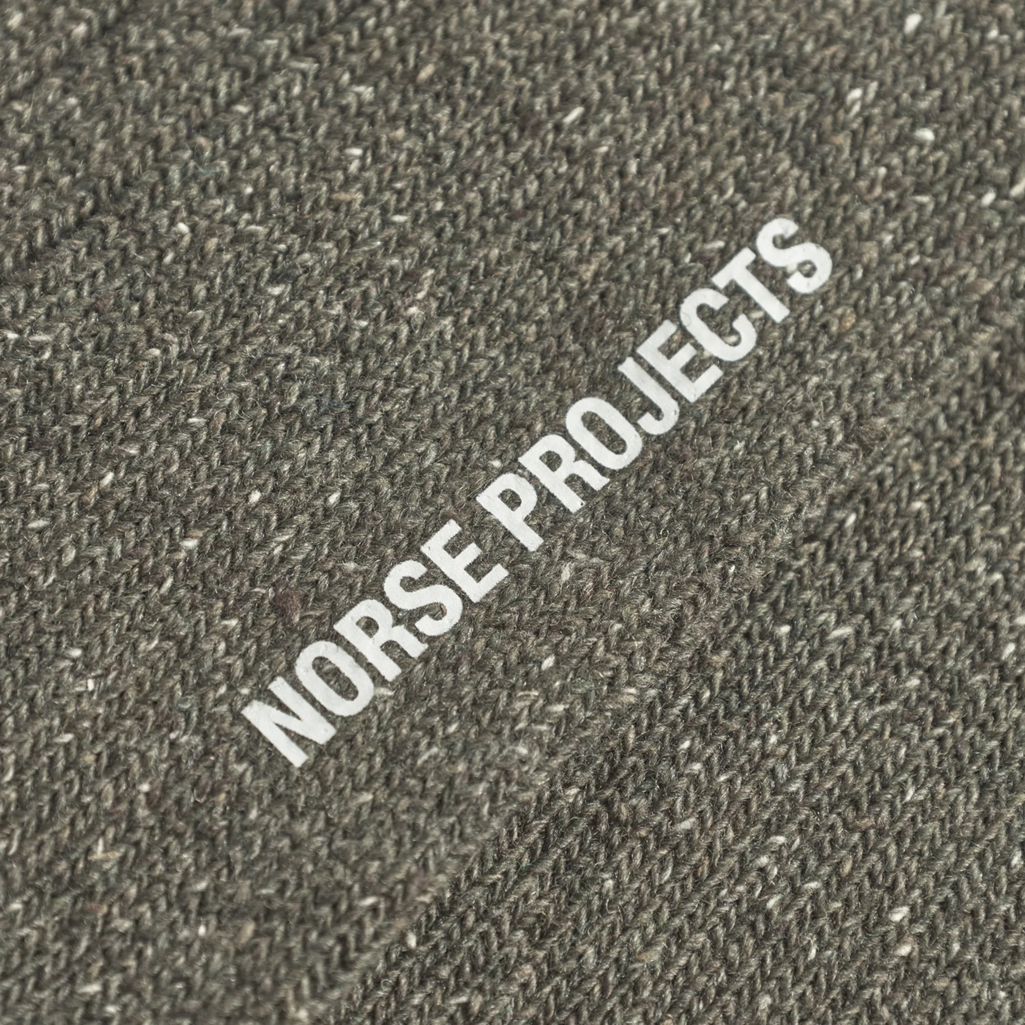 Bjarki Neps Wool Rib Sock - Olive Night sold by Stomping Ground product image thumbnail 2