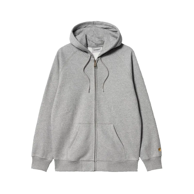 Hooded Chase Jacket - Ash Heather / Gold sold by Stomping Ground