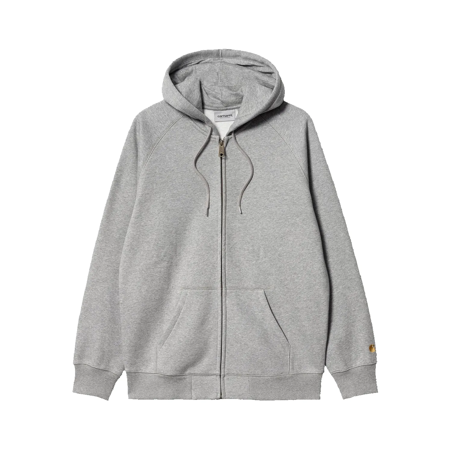 Hooded Chase Jacket - Ash Heather / Gold sold by Stomping Ground