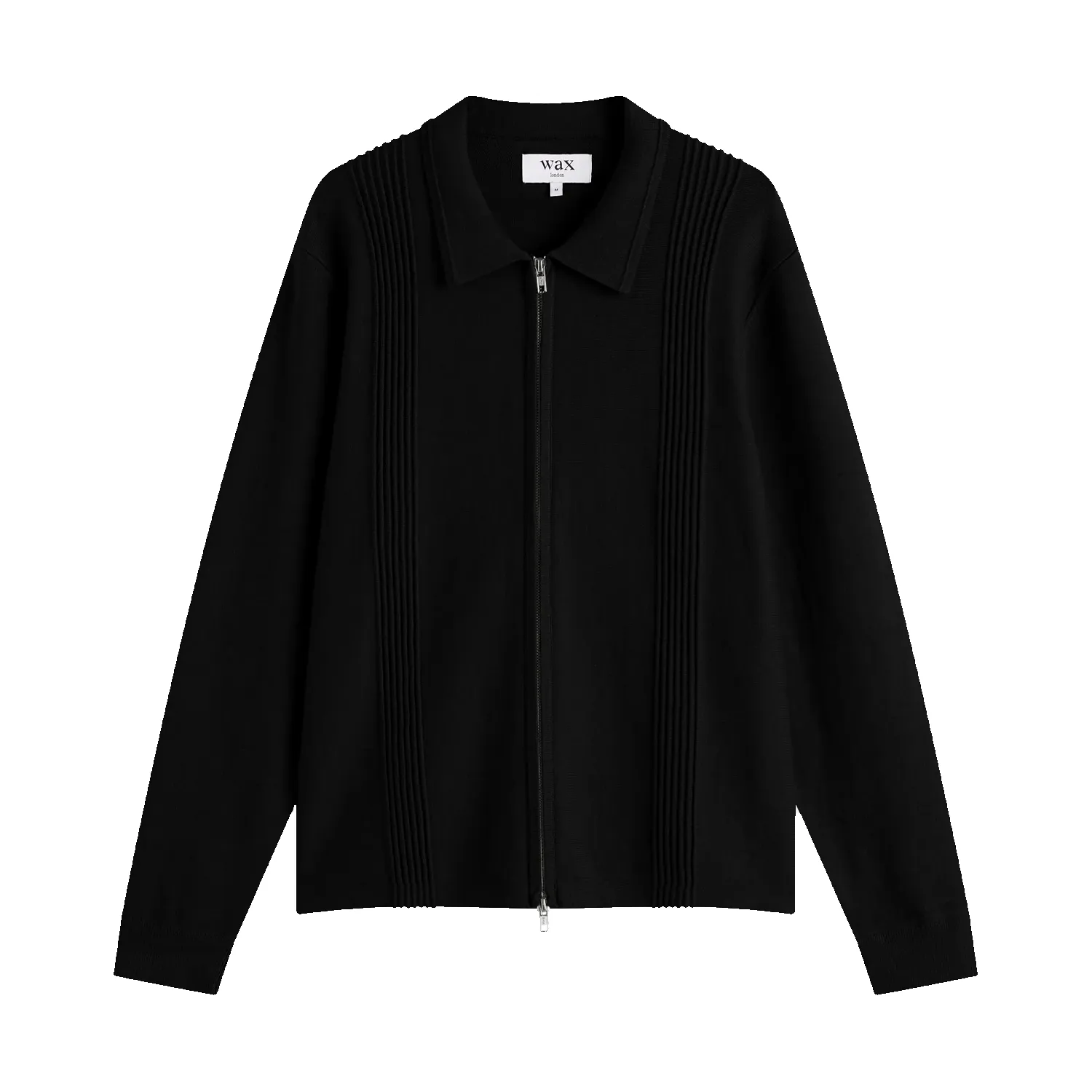 Lennox - Black Milano Stripe Knitted Polo sold by Stomping Ground