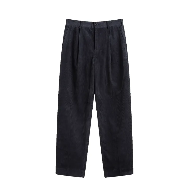 Aubyn Trouser - Navy Soft Corduroy sold by Stomping Ground