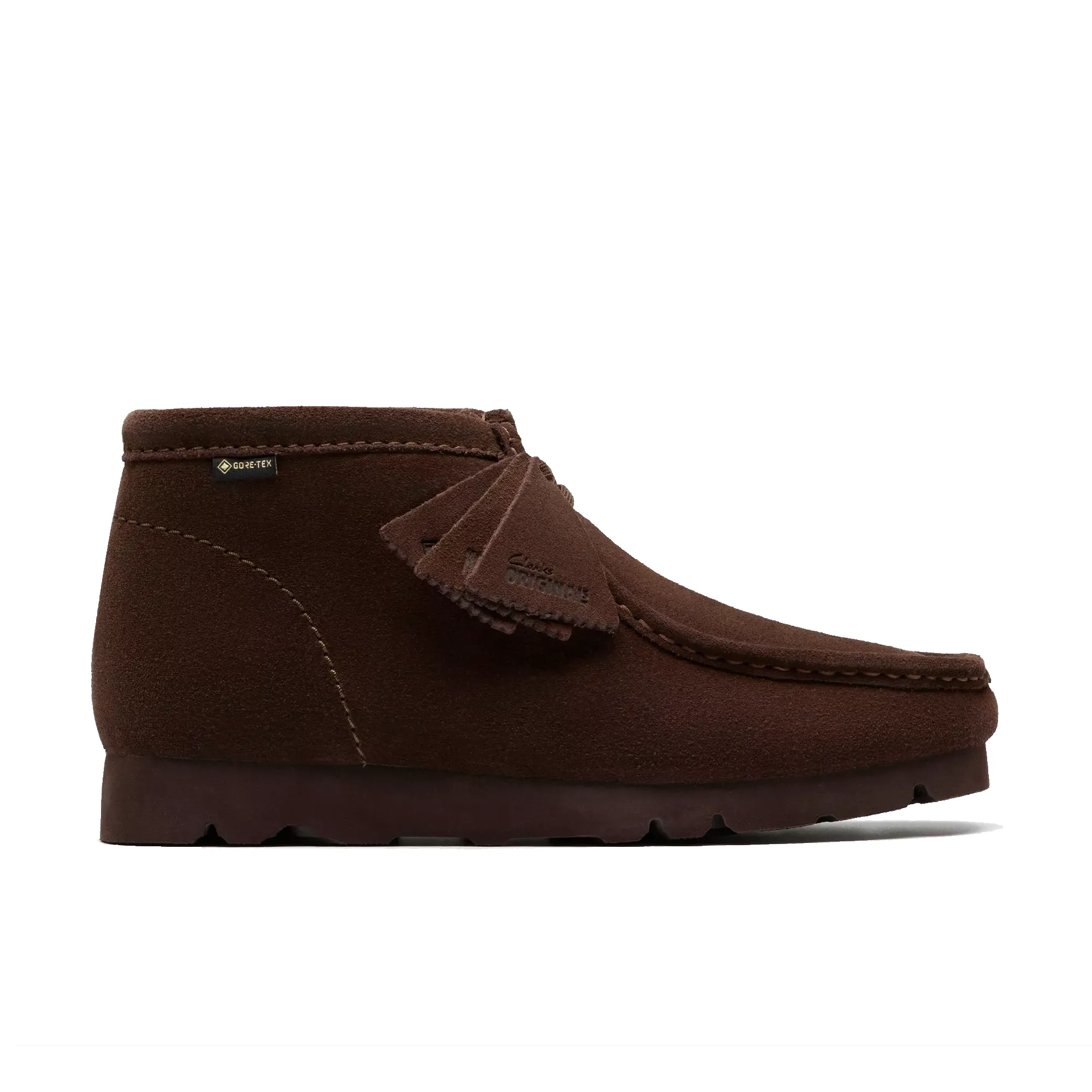 Wallabee Boot Gore-Tex - Dark Brown Suede sold by Stomping Ground