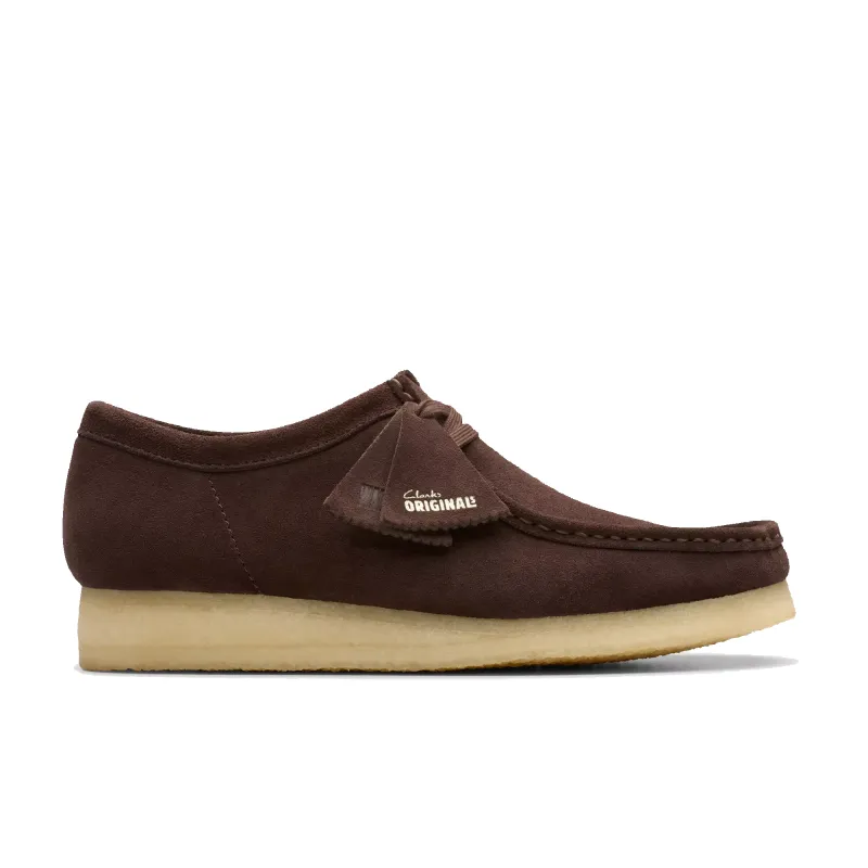 Wallabee - Dark Brown Suede sold by Stomping Ground