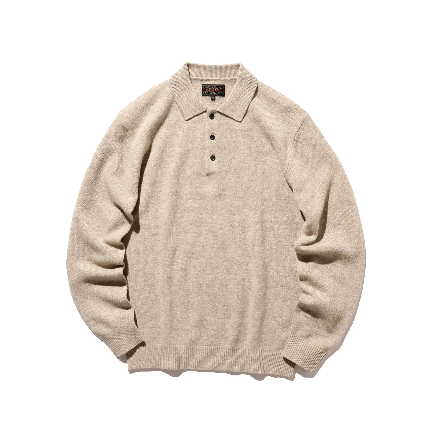Knit 9g Polo - Beige sold by Stomping Ground