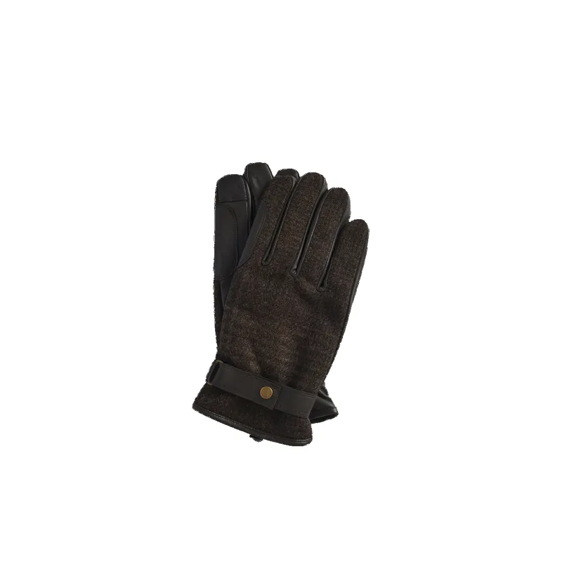 Barbour Deveron Gloves - Coffee sold by Stomping Ground