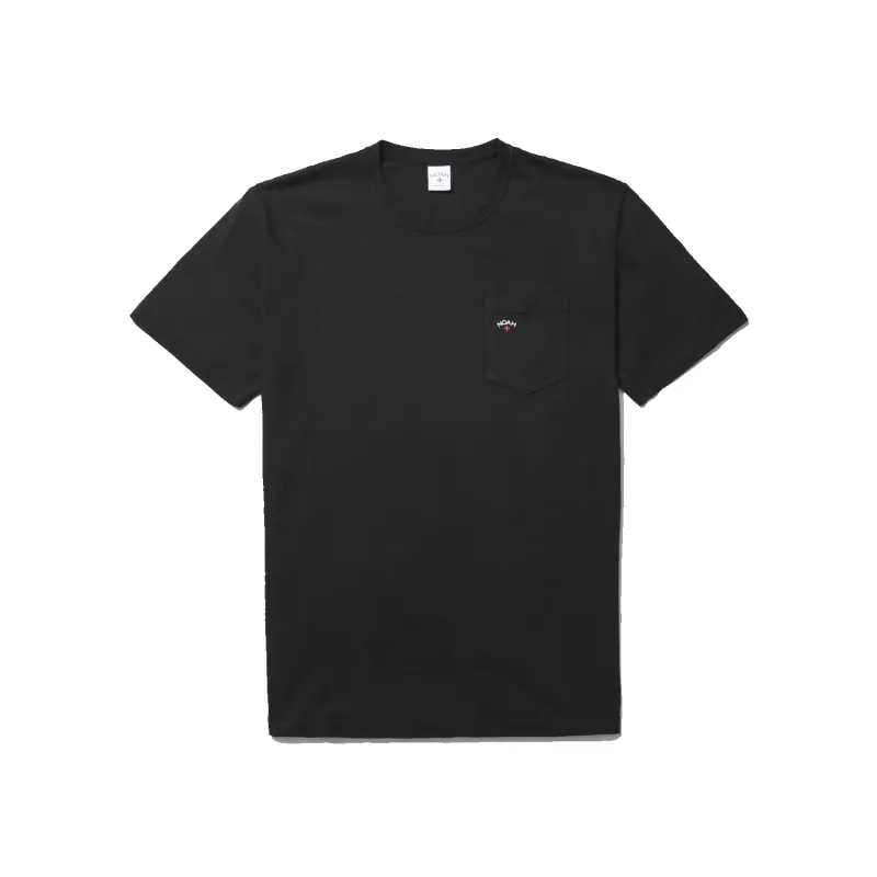 S/S Classic Logo Pocket Tee - Black sold by Stomping Ground