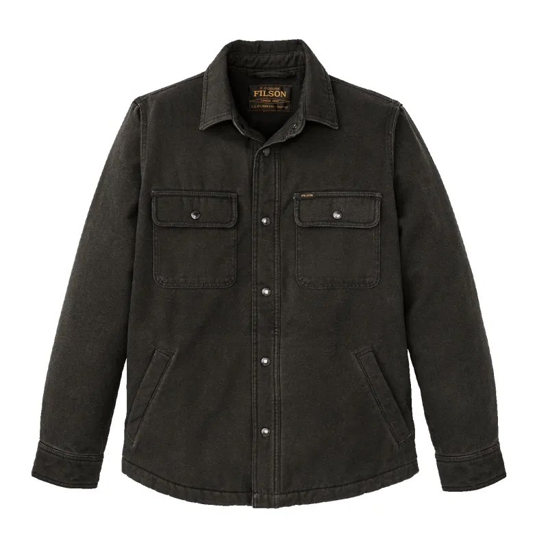 Fleece Lined Jac Shirt - Peat sold by Stomping Ground