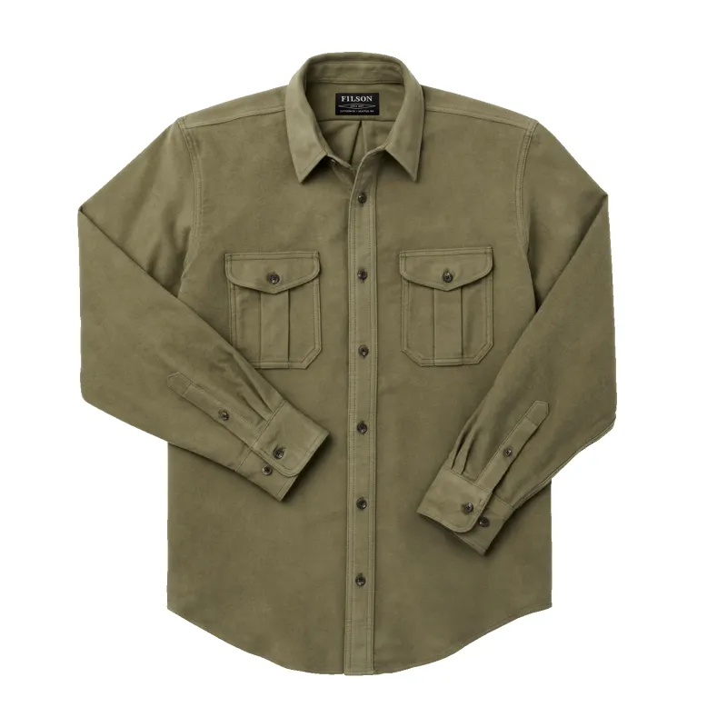 Moleskin Seattle Shirt - Lovat sold by Stomping Ground