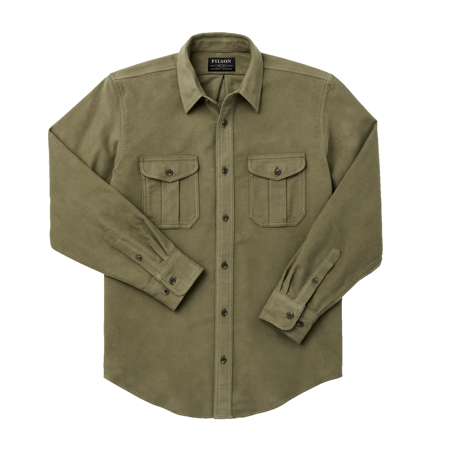 Moleskin Seattle Shirt - Lovat sold by Stomping Ground