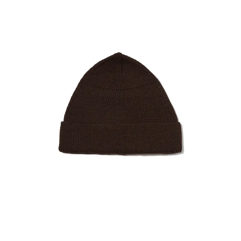 Watch Cap - Brown Merino Knit sold by Stomping Ground