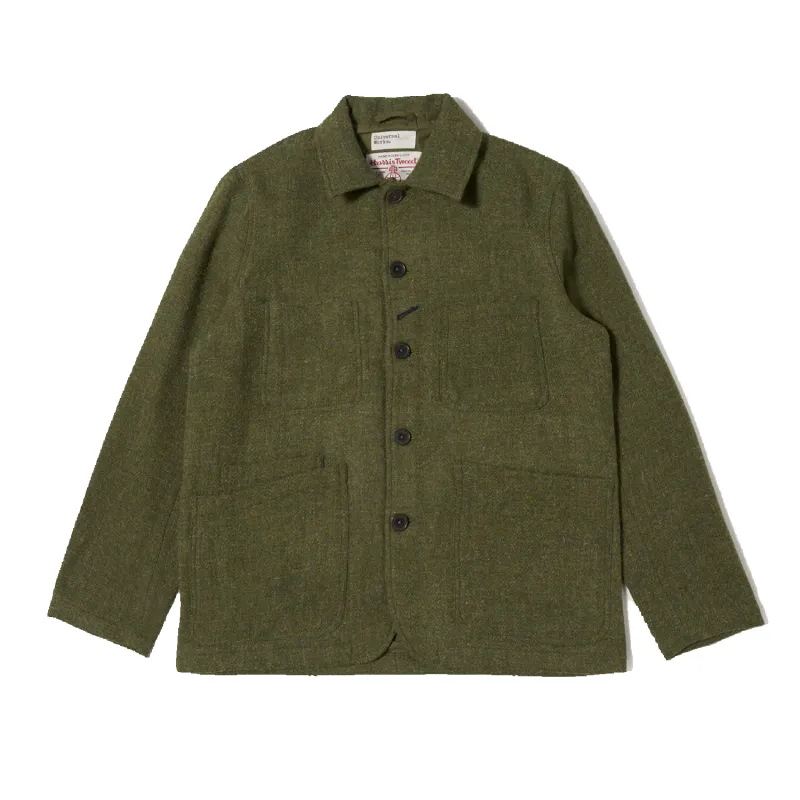 Bakers C Jacket - Green Harris Tweed Plaid sold by Stomping Ground