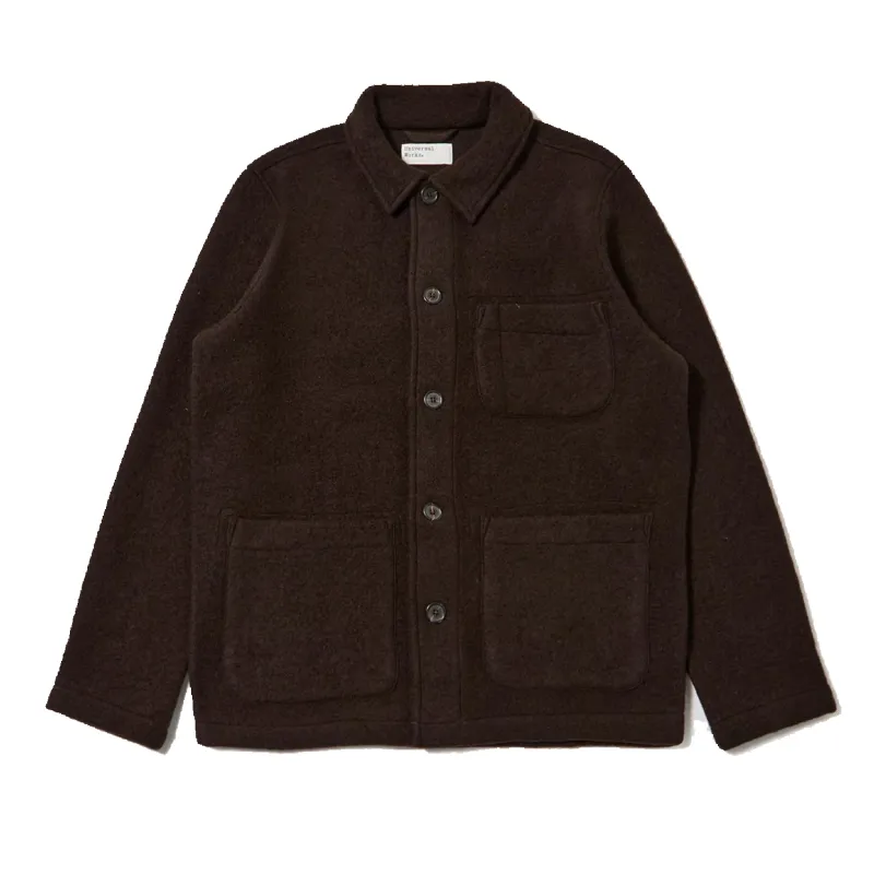 Field Jacket Wool Fleece - Brown sold by Stomping Ground