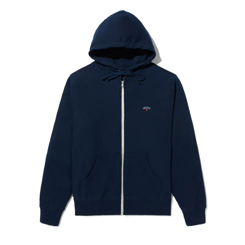 Classic Lightweight Zip-Up Hoodie - Navy sold by Stomping Ground