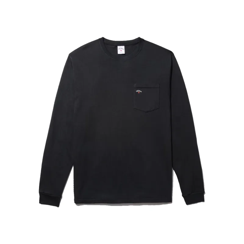 L/S Classic Pocket Tee - Black sold by Stomping Ground