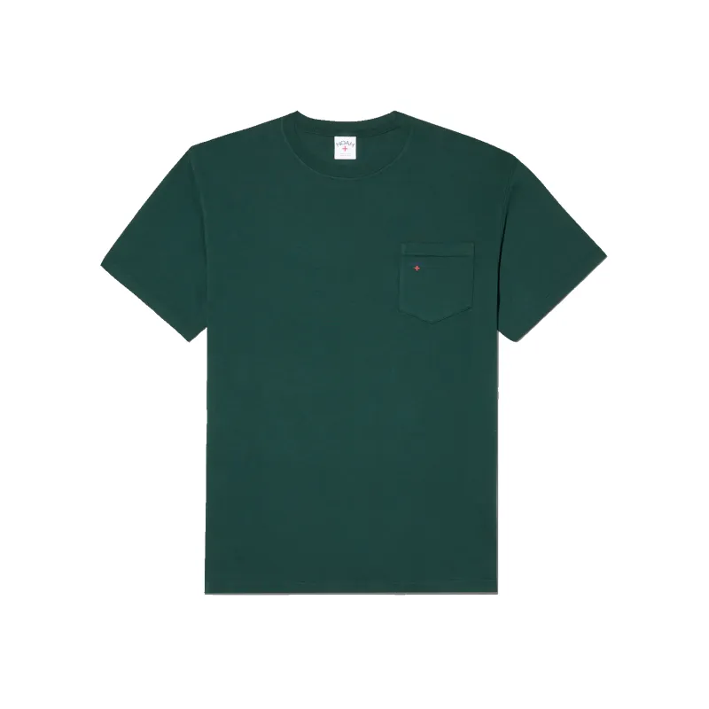 S/S Classic Logo Pocket Tee - Dark Green sold by Stomping Ground