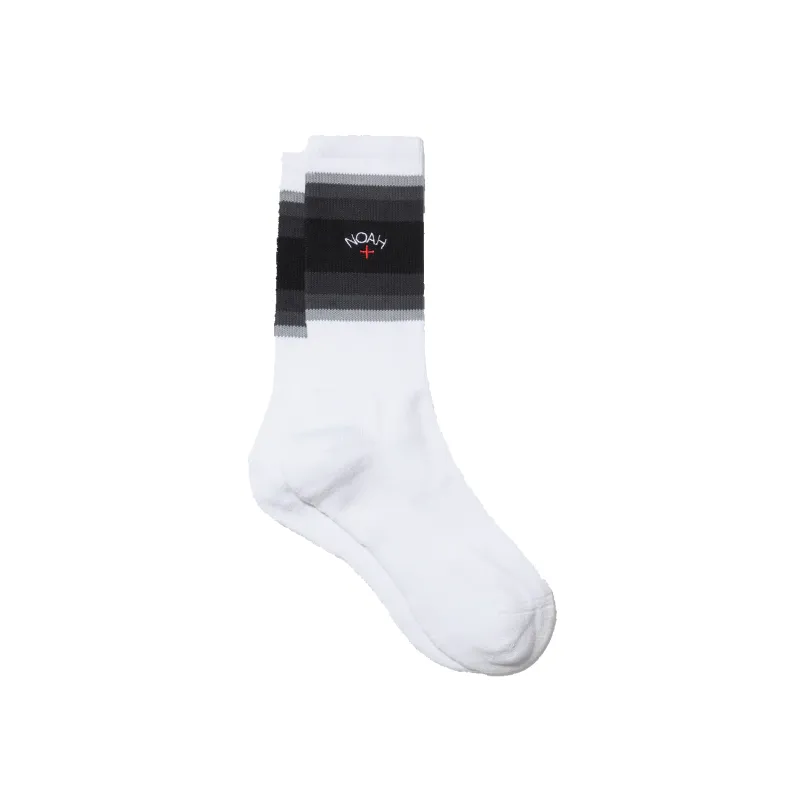 Striped Gradient Sock - Black made by Noah NYC