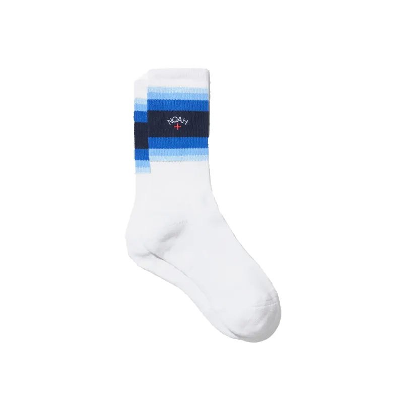 Striped Gradient Sock - Blue made by Noah NYC