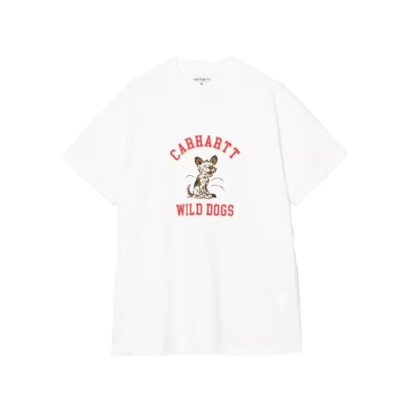 S/S Wild Dog T-Shirt - White made by Carhartt WIP