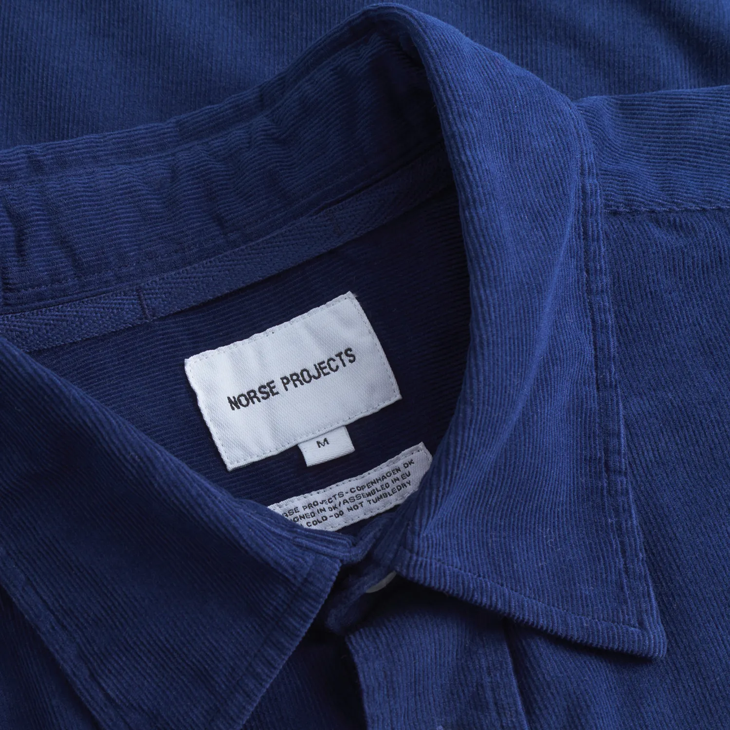Algot Relaxed Micro Cord Shirt - Dark Navy sold by Stomping Ground product image thumbnail 2
