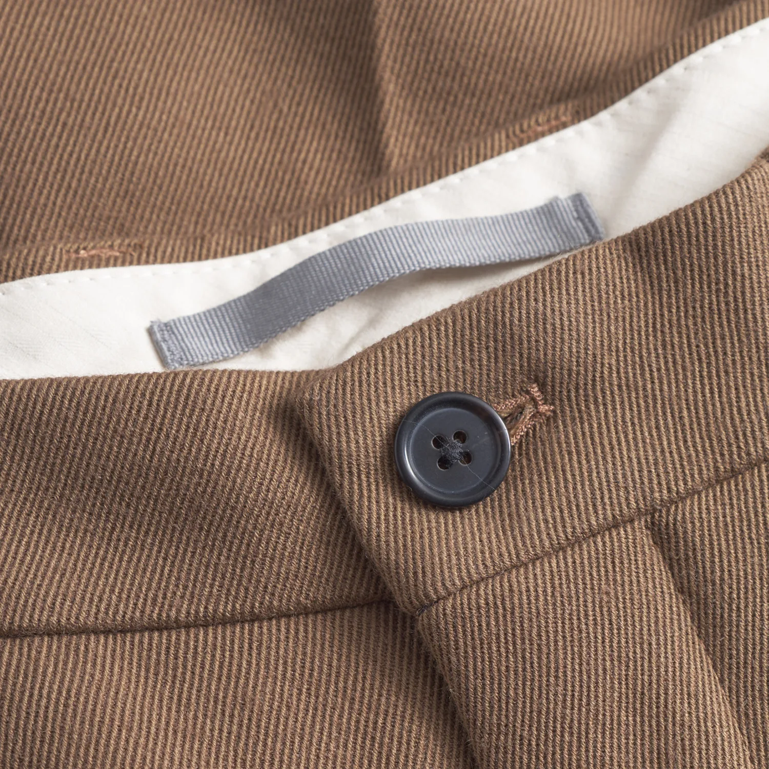 Benn Relaxed Cavalry Cotton Wool Pleated Trouser - Oak sold by Stomping Ground product image thumbnail 2