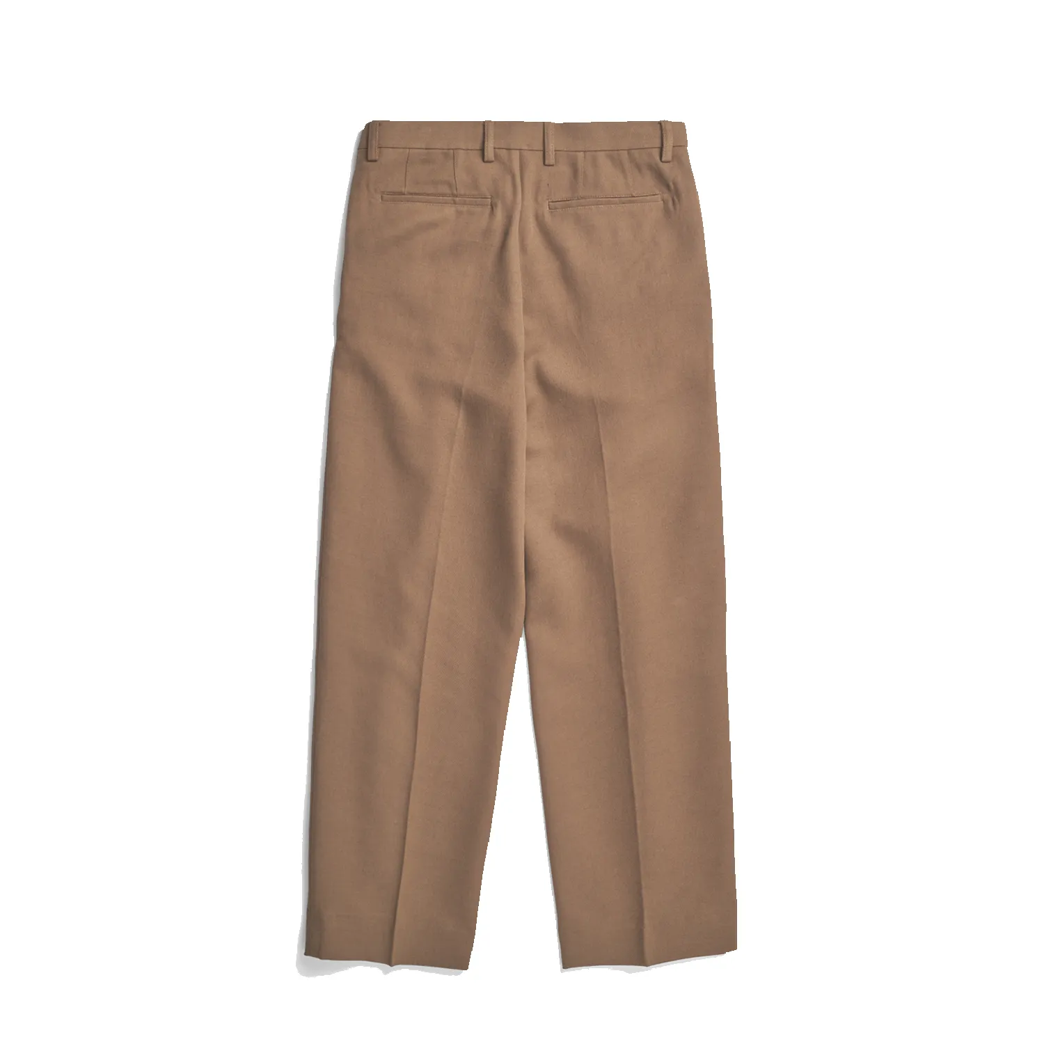 Benn Relaxed Cavalry Cotton Wool Pleated Trouser - Oak sold by Stomping Ground product image thumbnail 3