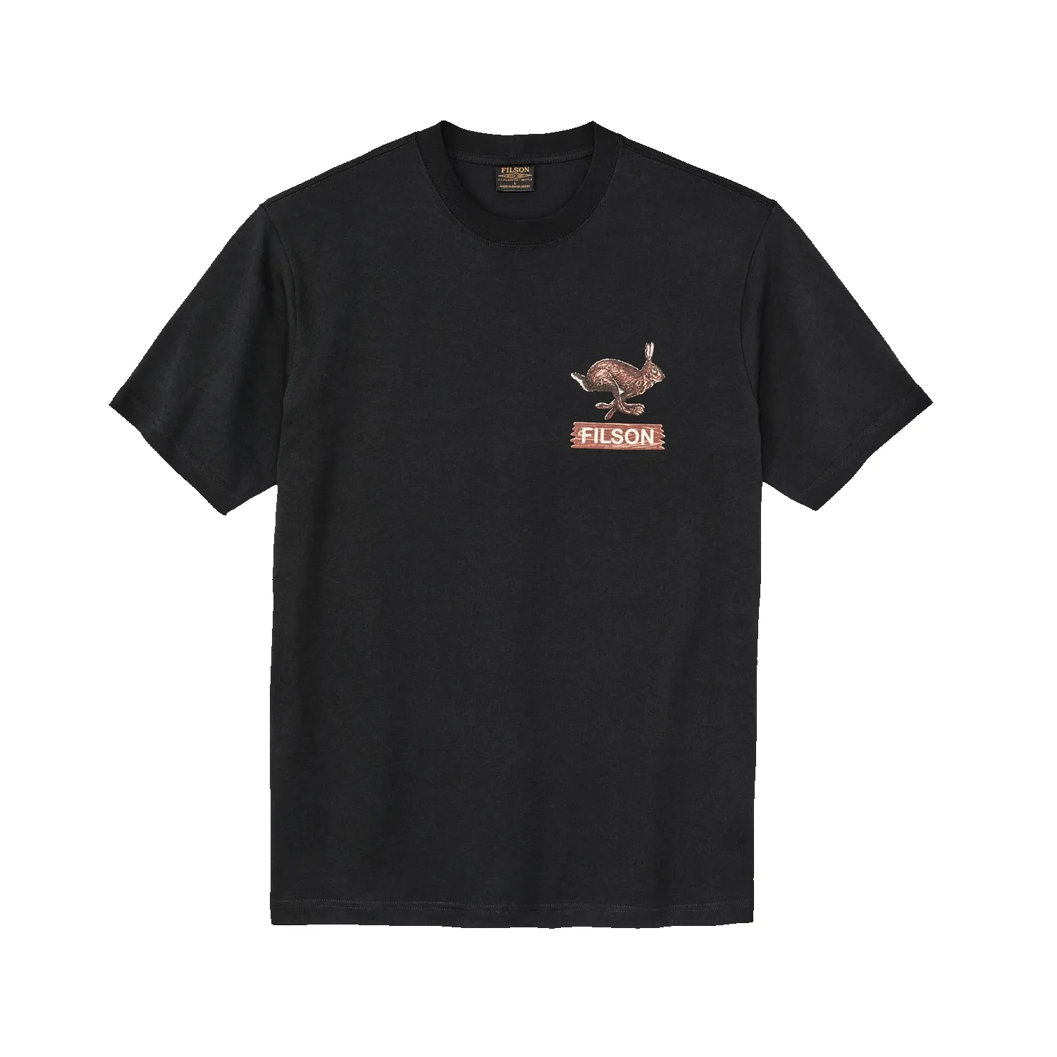 S/S Hare Chase Graphic T-Shirt - Black sold by Stomping Ground