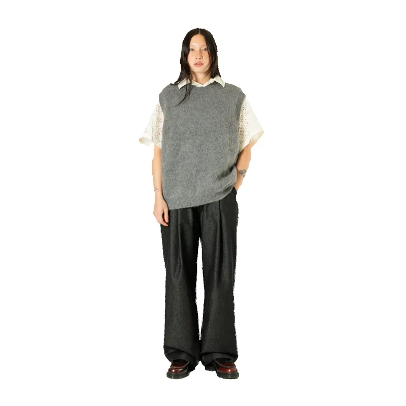 Alpaca Knit Vest - Grey sold by Stomping Ground
