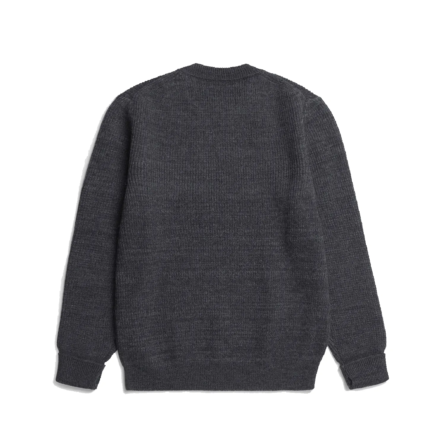 Henning Cotton Wool Rib Sweater - Dark Grey Melange sold by Stomping Ground product image thumbnail 3