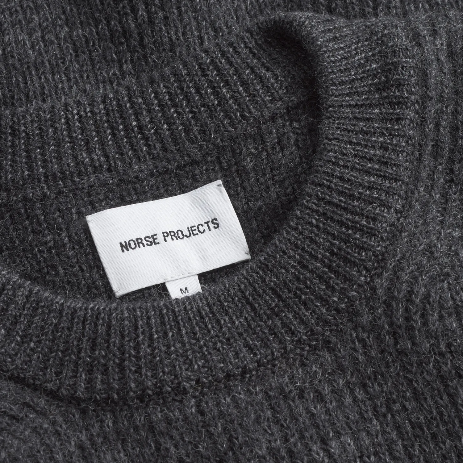 Henning Cotton Wool Rib Sweater - Dark Grey Melange sold by Stomping Ground product image thumbnail 2