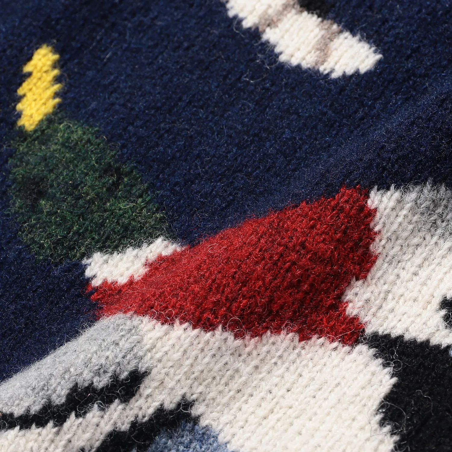 Intarsia Crewneck Duck - Navy sold by Stomping Ground product image thumbnail 2