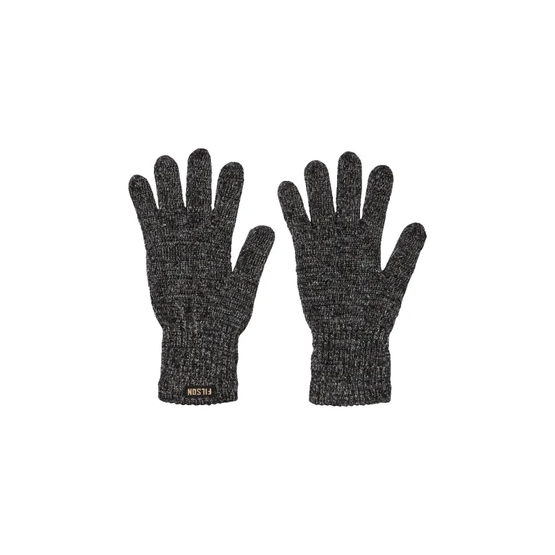 Full Finger Knit Gloves - Charcoal made by Filson