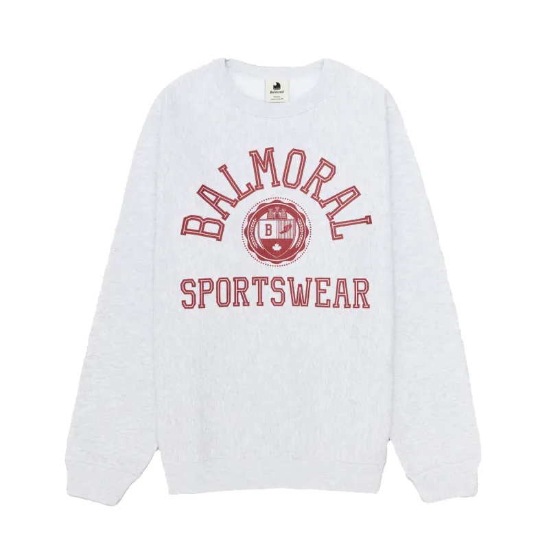 Academy Crewneck - Ash Grey sold by Stomping Ground