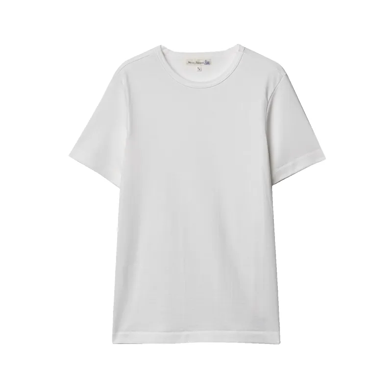 2M15.01 Loopwheeled Classic Fit T-Shirt -White sold by Stomping Ground