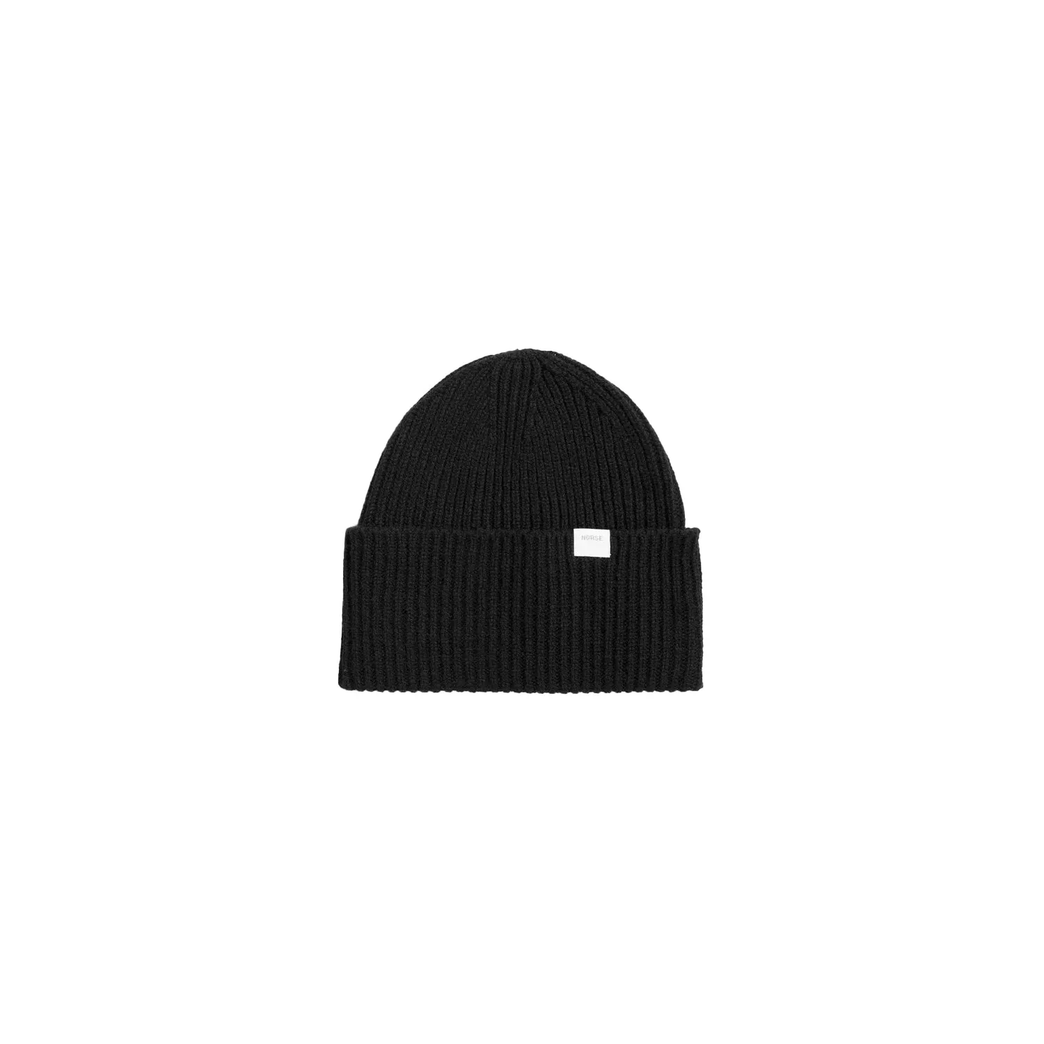 STANDARD MERINO LAMBS BEANIE - Black sold by Stomping Ground