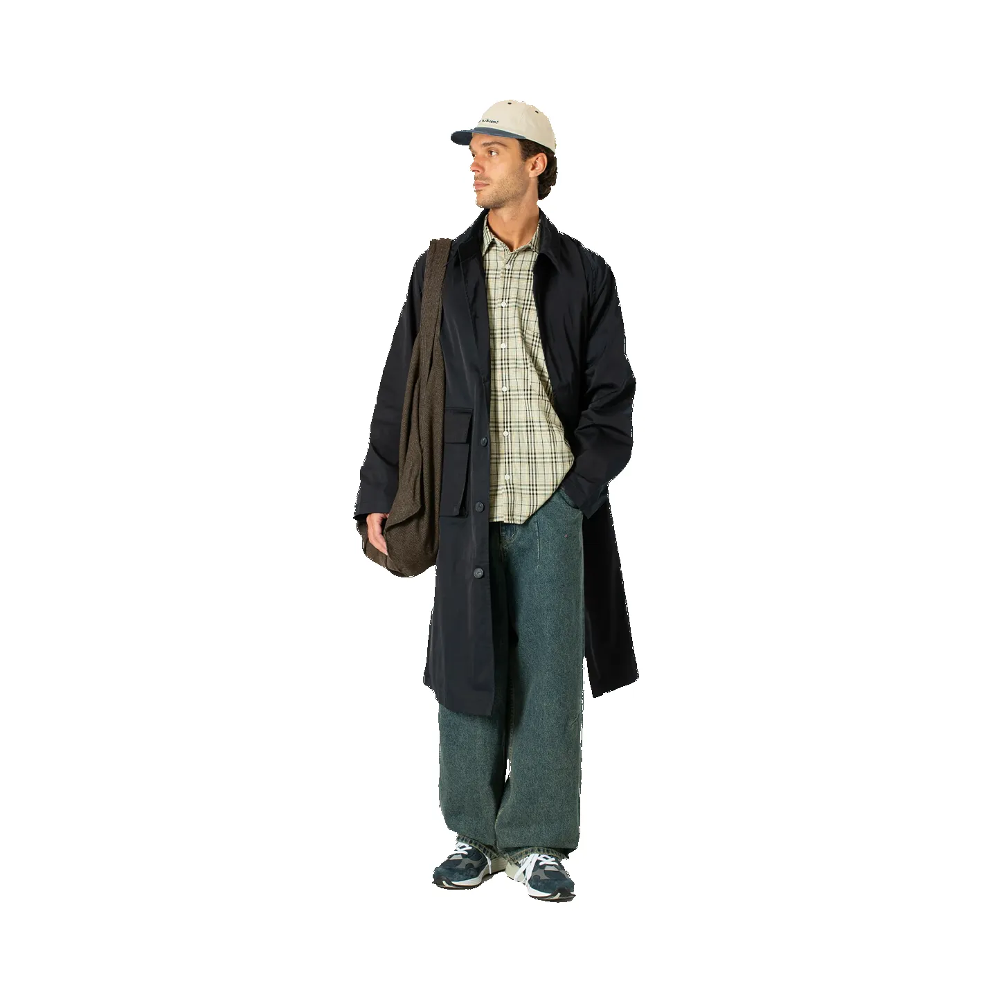 Mac Pocket Coat - Navy sold by Stomping Ground