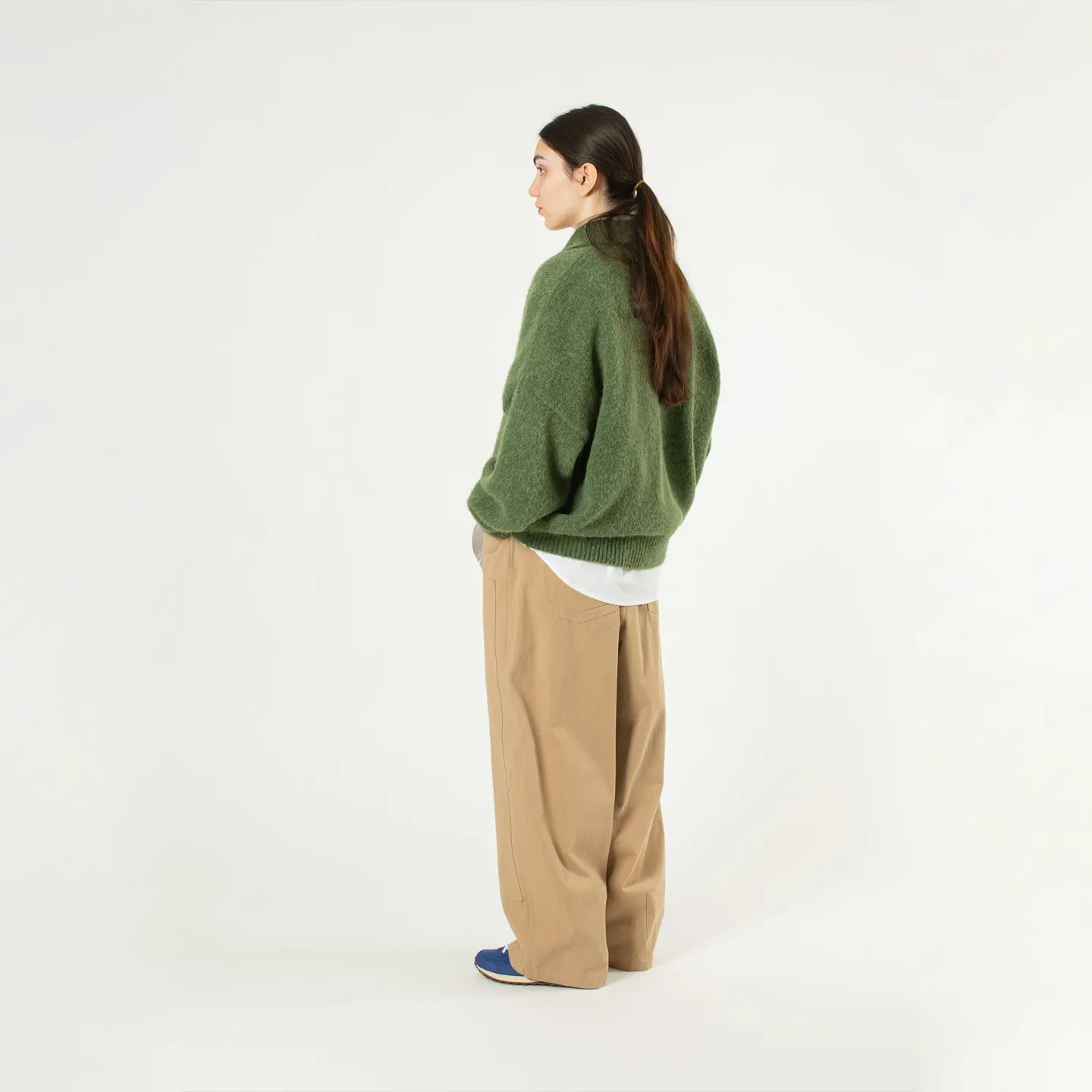Alpaca Polo Sweater - Green sold by Stomping Ground product image thumbnail 3