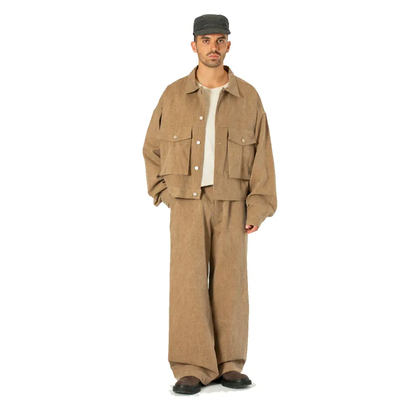 Boxy Denim Trucker - Brown made by Estudio Niksen